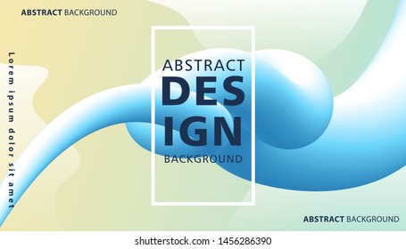 beautiful colorful banner fluid loop background.