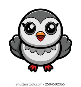 Un pájaro colorido hermoso con colecciones de Vector editables 