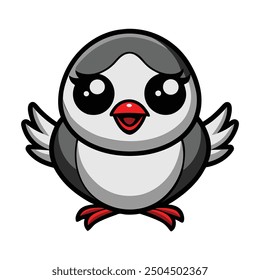 Un pájaro colorido hermoso con colecciones de Vector editables 