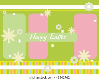 beautiful colorful bloom pattern illustration