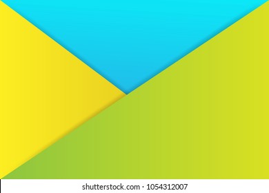 Beautiful colorful bright triangle background design. Summer holiday concept. Vector paper art illustration, creative style