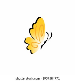 Beautiful and colorful Butterfly Logo Template Vector icon design
