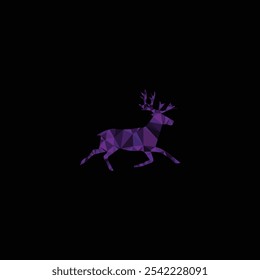 A beautiful and colorful deer design