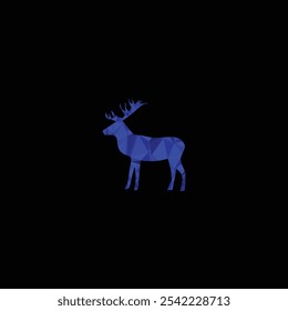 A beautiful and colorful deer design