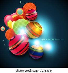 beautiful colorful eps10 background vector