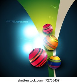 beautiful colorful eps10 background vector