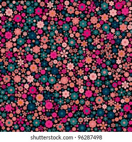 Beautiful colorful floral background, vector