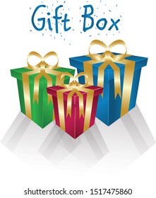 BEAUTIFUL AND COLORFUL GIFT BOXES