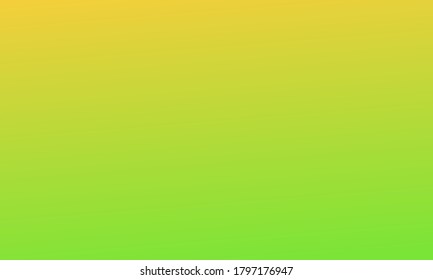 Hermoso fondo abstracto de gradiente colorido. Textura suave y suave. Mezcla de verde claro y amarillo. Utilícelo para su diseño de fondo. Ilustración del vector