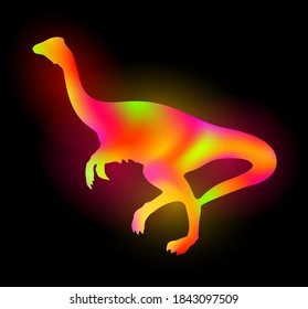 colored dinosaur