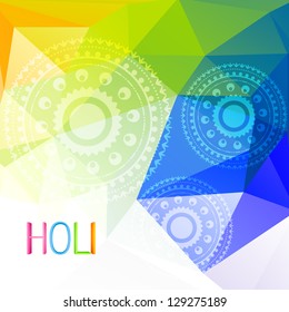 beautiful colorful indian festival holi background