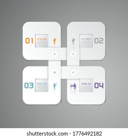 Beautiful and colorful informative business infographics. Graphs, value, stripes, arrows, text, diagrams, time. Can be used for steps, options, business processes, workflow, flowchart concept.