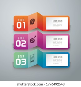 Beautiful and colorful informative business infographics. Graphs, value, stripes, arrows, text, diagrams, time. Can be used for steps, options, business processes, workflow, flowchart concept.