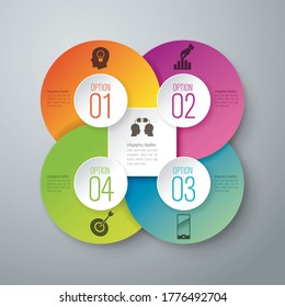 Beautiful and colorful informative business infographics. Graphs, value, stripes, arrows, text, diagrams, time. Can be used for steps, options, business processes, workflow, flowchart concept.