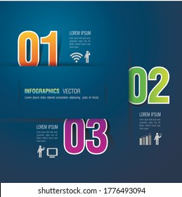 Beautiful and colorful informative business infographics. Graphs, value, stripes, arrows, text, diagrams, time. Can be used for steps, options, business processes, workflow, flowchart concept.