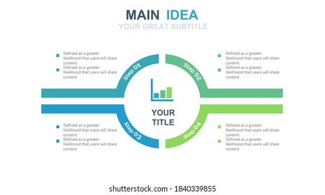Beautiful and colorful informative business infographics. Graphs, value, stripes, arrows, text, diagrams, time. Can be used for steps, options, business processes, workflow, flowchart concept.