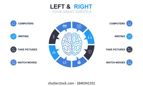Beautiful and colorful informative business infographics. Graphs, value, stripes, arrows, text, diagrams, time. Can be used for steps, options, business processes, workflow, flowchart concept.