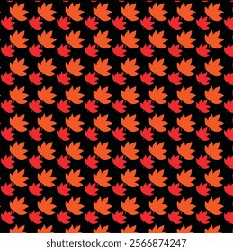 beautiful and colorful leaf design