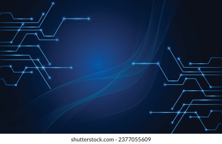 Schöner bunter Lichteffekt abstrakter Hintergrund.  Flüssige Hintergrunddesigns. Abstrakte Linien und Punkte verbinden den Hintergrund. Technischer Hintergrund.