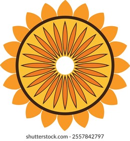 beautiful and colorful mandala art for wall decor, stickers and decoration