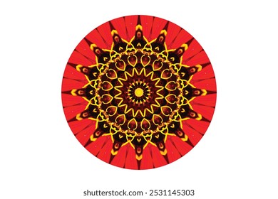 Beautiful and colorful mandala background