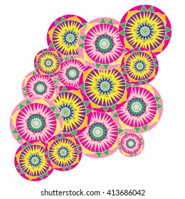 beautiful colorful pattern vector illustration