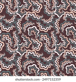 Beautiful colorful seamless pattern. Vector illustration for print, fabric, cover, packaging, interior decor, blog decoration and other your projects.