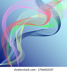 el hermoso y colorido formato vector de humo interesante web Kartika