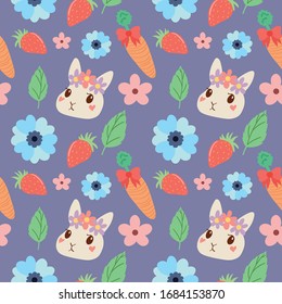 beautiful colorful spring vector pattern