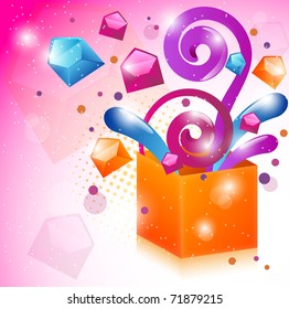 Beautiful colorful stylish background