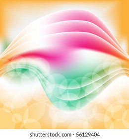 Beautiful colorful vector background with circles