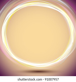 Beautiful colorful vector background, round frame with copy space in the center, eps10.