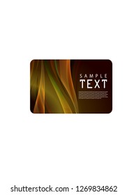 beautiful and colorful Vector modern creative and clean business card template. nice design and commercial and business vector illustration 