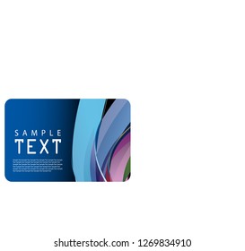 beautiful and colorful Vector modern creative and clean business card template. nice design and commercial and business vector illustration 