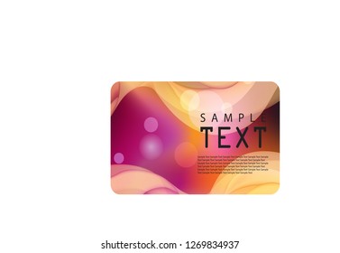 beautiful and colorful Vector modern creative and clean business card template. nice design and commercial and business vector illustration 