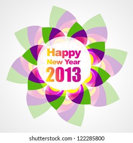 beautiful colorful vector new year design