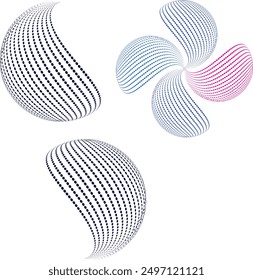 Un hermoso diseño de conjunto de flores para colorear 