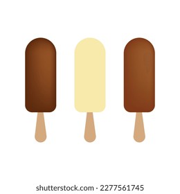 Beautiful Coloring Ice cream vector artwork.