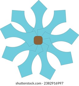 A beautiful colour in blue design.