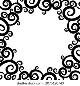 Beautiful colour gradient colour batik ethnic flower floral and leaf frame design Vector for wallpaper background ads or presentation template