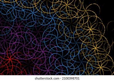 Beautiful colourful  abstract circle gradient design for wallpaper background ads or presentation template