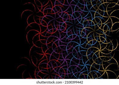 Beautiful colourful  abstract circle gradient design for wallpaper background ads or presentation template