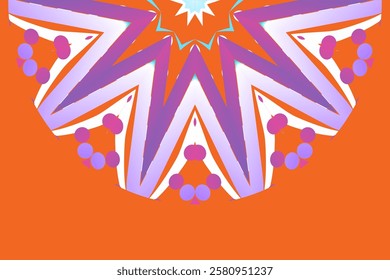 Beautiful colourful batik ethnic dayak line art pattern of indonesian culture traditional background	
