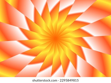 Beautiful colourful caleidoscope simple white golden white gradient background design