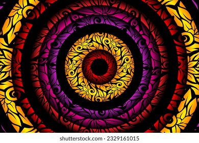 Beautiful colourful flower gradient art pattern background wallpaper ads