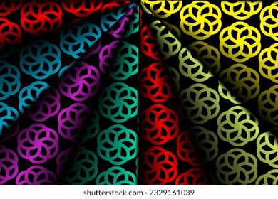 Beautiful colourful flower gradient art pattern background wallpaper ads