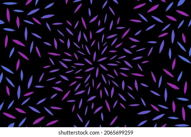 Beautiful colourful  gradient batik ethnic flower floral and leaf frame design Vector for wallpaper background ads or presentation template