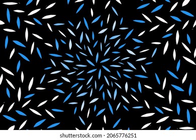 Beautiful colourful  gradient batik ethnic flower floral and leaf frame design Vector for wallpaper background ads or presentation template