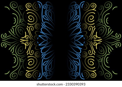 Schöner bunter Farbverlauf-Batik-Kunstmuster-Hintergrund 