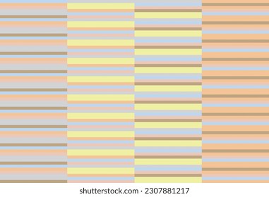 Hermoso patrón de franjas horizontales coloridas.Patrón de ladrillo colorido. Diseño de impresión. Diseño gráfico.Patrón vectorial.Patrón geométrico.Fondo de color Pastel. Diseño de simplicidad. Fondo de pantalla horizontal.